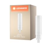 Ledvance Dulux-D LED 6W - 830 Warm Wit | 4-Pin - Vervangt 13W