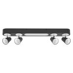 Ledvance LED Decor Spot Neptune Staal Zwart 27W 1280lm - 830 Warm Wit