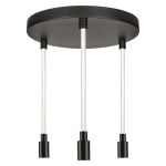Ledvance Decor Glow Pendel Zwart 28W 1400lm - 927 Zeer Warm Wit | 400mm - Beste Kleurweergave
