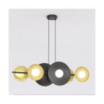 Emibig Hanglamp Volum Staal Zwart | Geschikt voor 6x G9 - Max 8W