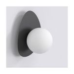 Emibig Wandlamp Ovo Staal Zwart | Geschikt voor 1x G9 - Max 8W