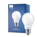 Philips MASTER Value LED Lamp E27 Peer Mat 11.2W 1521lm - 927 Zeer Warm Wit | Beste Kleurweergave - Dimbaar - Vervangt 100W