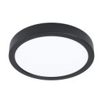 Eglo Plafondlamp Argolis 2 Staal Zwart 20W 2400lm - 830 Warm Wit | IP44