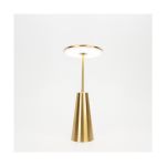 Eglo Tafellamp Piccola Staal Goud 2W 270lm - 824-830-840 CCT | IP54 - Touch Dimbaar - USB-C