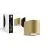 D'Lite Wandlamp Vossem Goud | IP54 - Geschikt voor 1x GU10