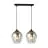 Emibig Hanglamp Istar Staal Zwart | Geschikt voor 2x E27 - Max 10W