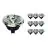Voordeelpak 10x Noxion Lucent LED Spot GU10 AR111 15W 850lm 40D - 927 Zeer Warm Wit | Beste Kleurweergave - Dimbaar - Vervangt 75W
