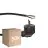 Voordeelpak 50x Noxion Power Voedingskabel Zwart - Schuko Europlug + Open uiteinden - 5m - 3 pole 0,75mm2