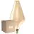 Voordeelpak 6x Calex XXL Vienna Goud LED E27 Filament 4W 320lm- 822 Zeer Warm Wit | Dimbaar