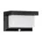 Eglo Wandlamp Utrera Solar Zwart 800lm - 840 Koel Wit | IP44 - Bewegingssensor