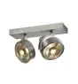 SLV Kalu Spot Aluminium Grijs Rond | Geschikt voor 2x GU10 (AR111) 