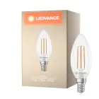 Ledvance Classic LED E14 Kaars Filament Helder 2.2W 470lm - 827 Zeer Warm Wit | Vervangt 40W