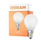 Osram LED Classic LED E14 Peer Filament Mat 2.2W 470lm - 827 Zeer Warm Wit | Vervangt 40W