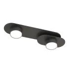 Emibig Plafondlamp Stilo Staal Zwart | Geschikt voor 2x GX53 - Max 12W