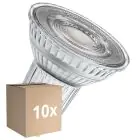 Voordeelpak 10x Ledvance LED Spot GU10 PAR16 6.1W 575lm 60D - 927 Zeer Warm Wit | Beste Kleurweergave - Dimbaar - Vervangt 80W