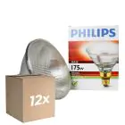 Voordeelpak 12x Philips PAR38 IR 175W E27 230V Helder