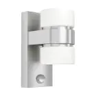 Eglo Wandlamp Atollari Aluminium Roestvrij Staal Up & Down 4W 360lm - 830 Warm Wit | IP44