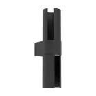 Eglo Wandlamp Montelauro Aluminium Zwart Up & Down 7W 800lm - 865 Daglicht | IP65